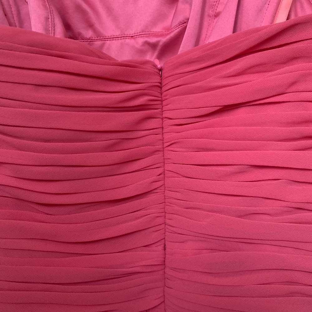 Ralph Lauren strapless Georgette gown - Picture 6 of 7